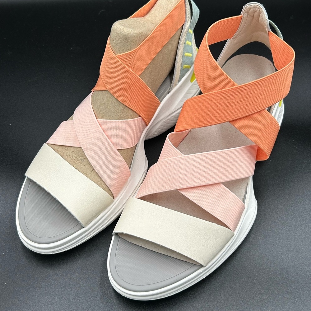 New Sorel Platform Sandals Sz 10.5 Strappy‎ Walking  Comfortable Support Outdoor